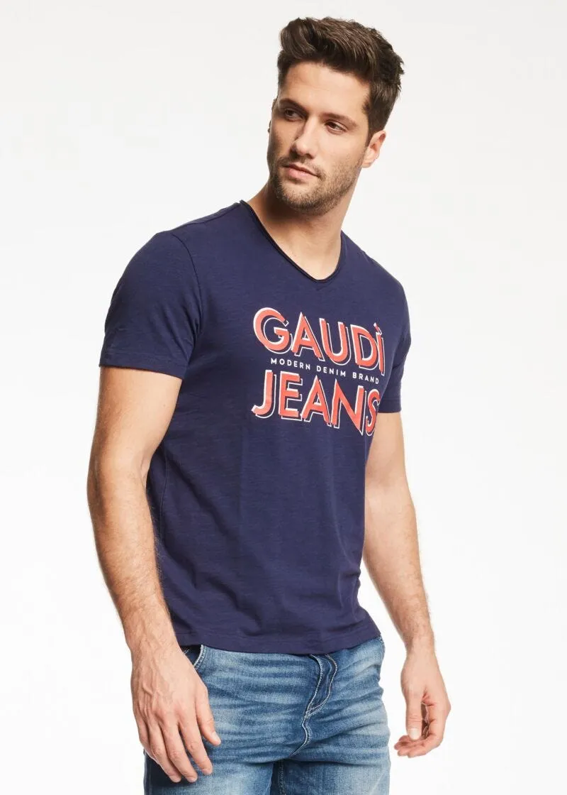 T-shirt con scollo a V