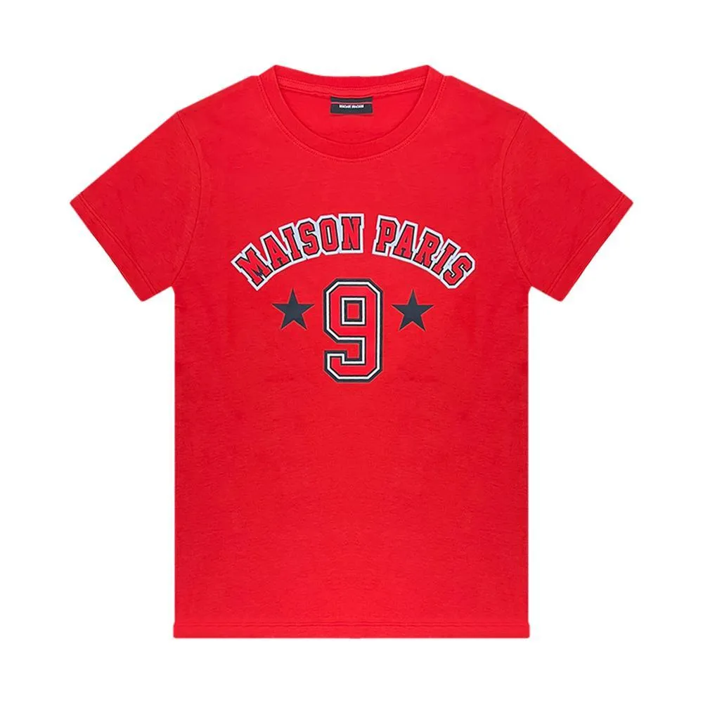  T-SHIRT M9P. ROSSO 