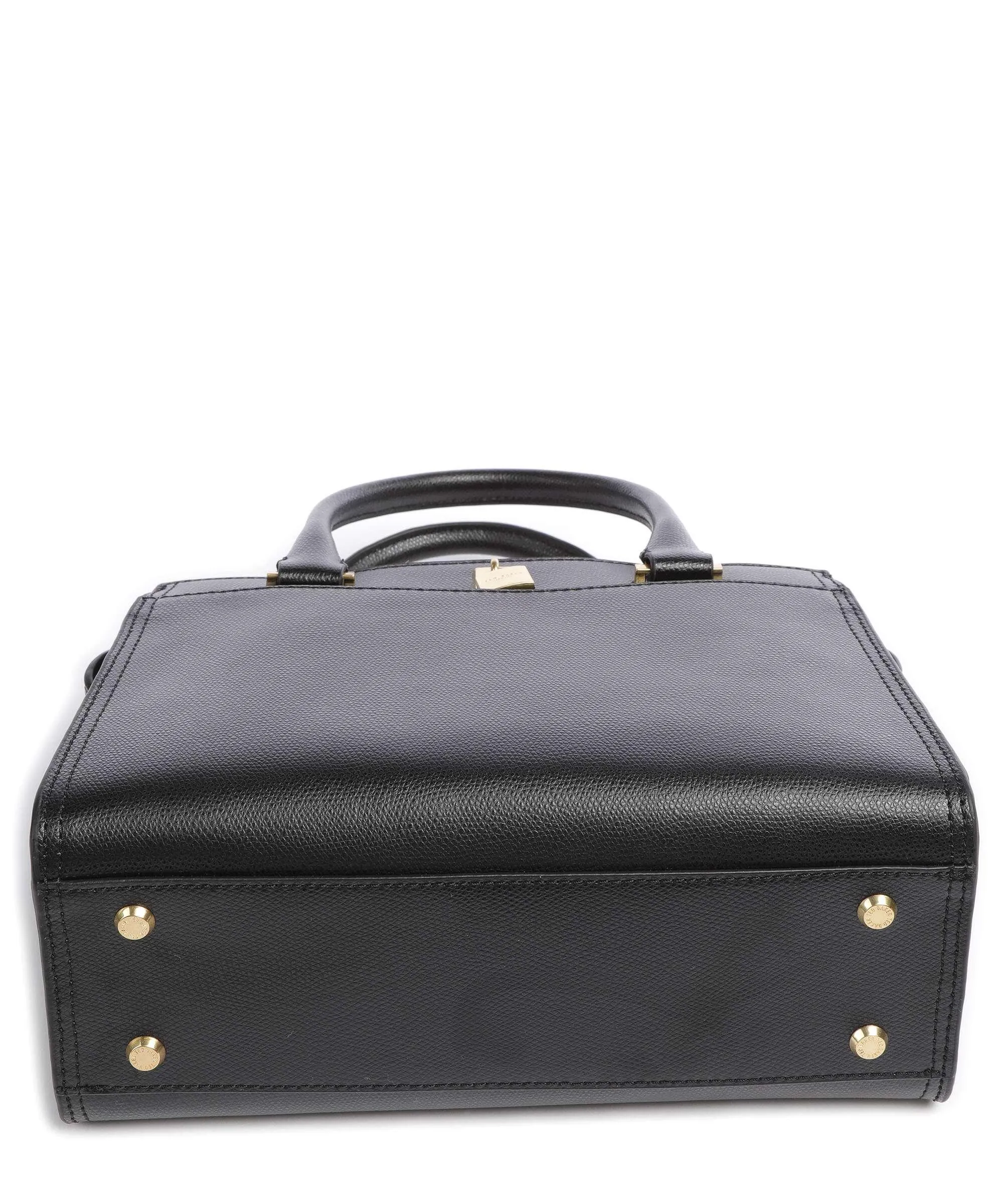  Ted Baker Crinkon Borsa a mano pelle di vacchetta saffiano nero  