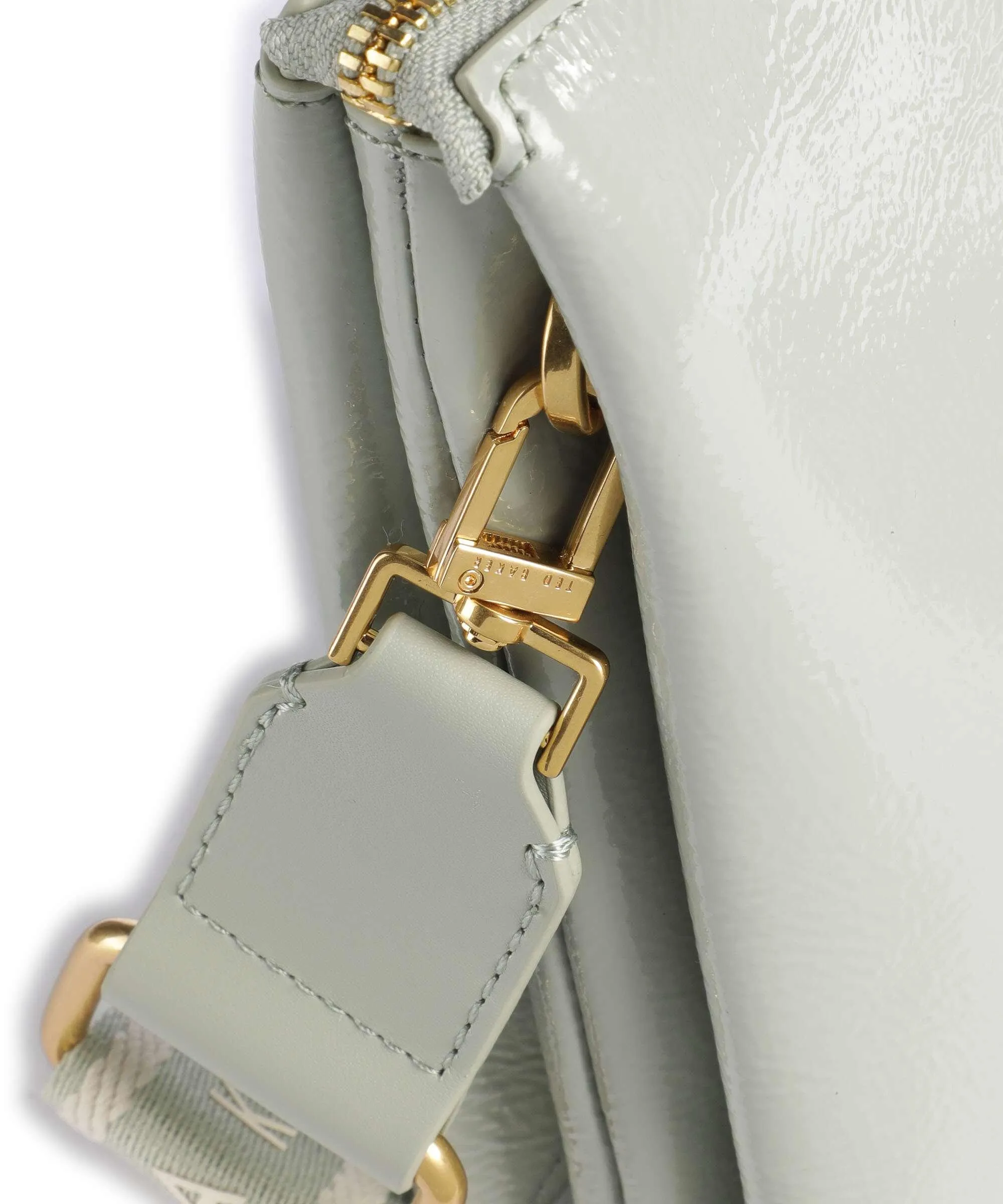  Ted Baker Esille Borsa a tracolla pelle verniciata verde menta  
