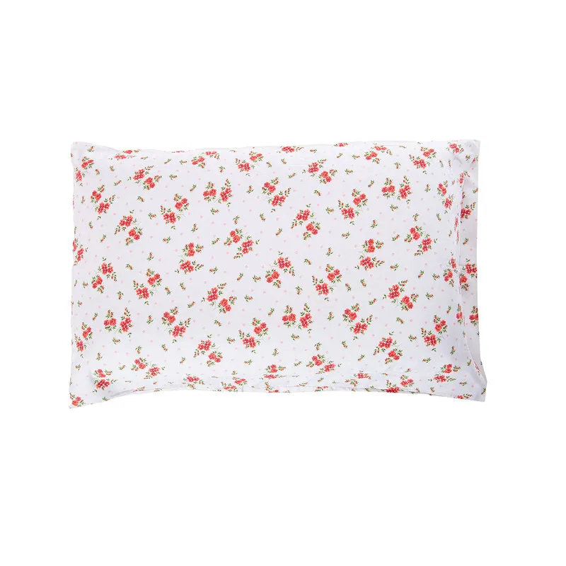 Tendenza floreale Completo letto Raso Fiorellini rossi due piazze