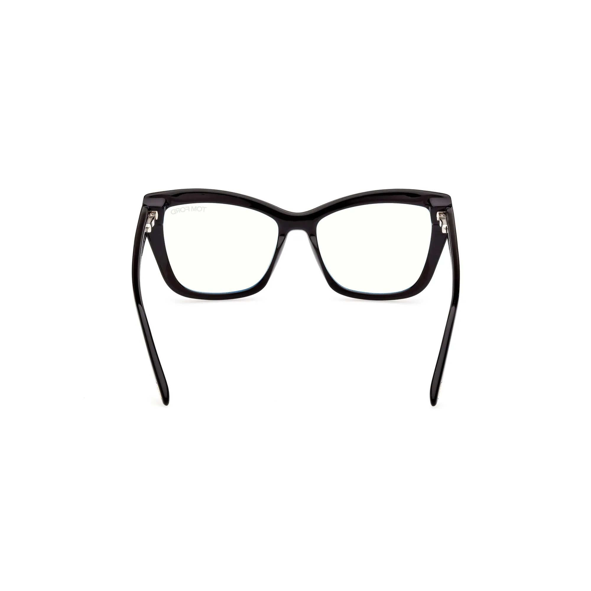   Tom Ford FT 5826-B Blu Filter 001 Nero Lucido | Occhiale Da Vista Donna 