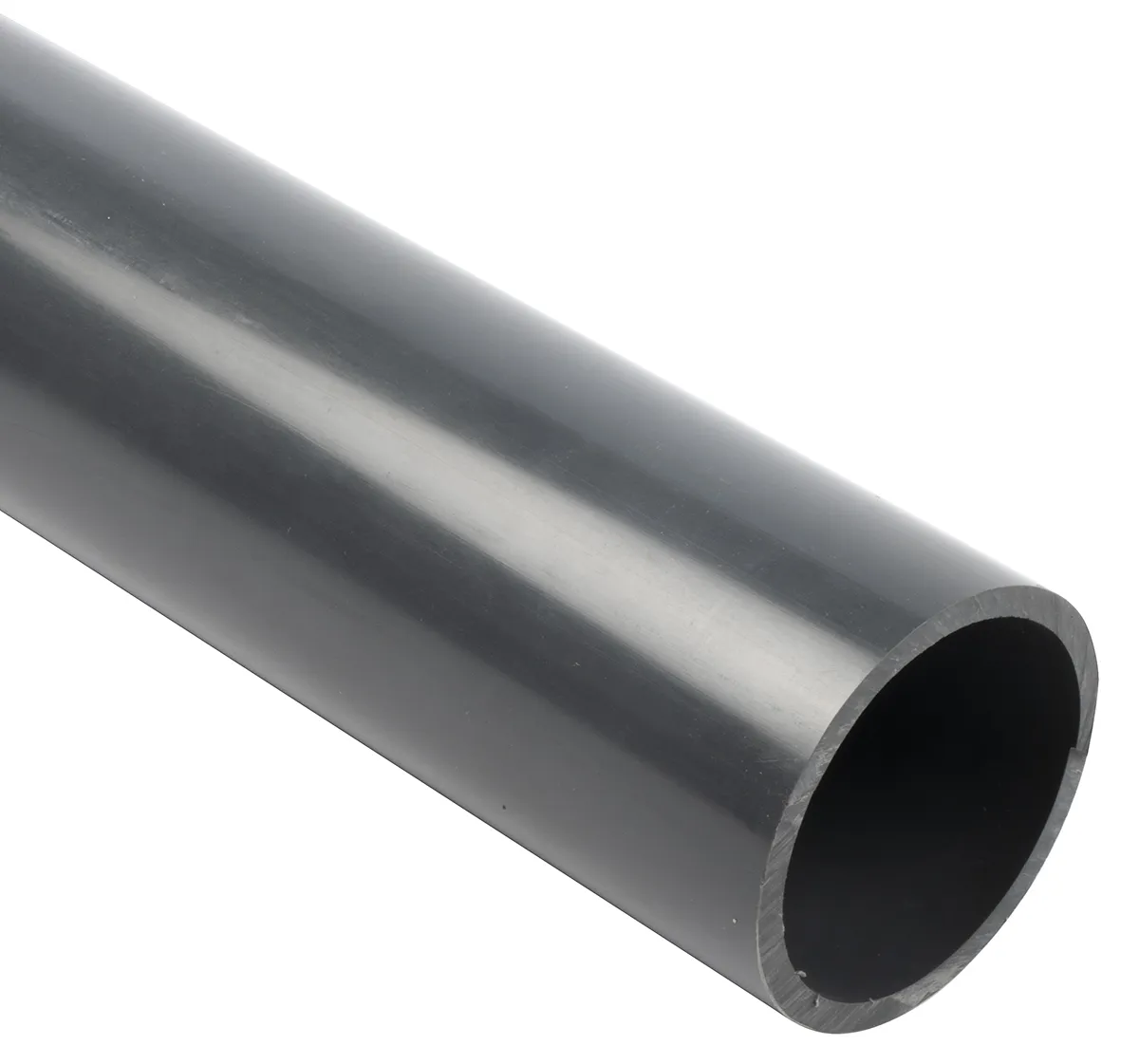 Tubo in PVC in PVC-U Georg Fischer, lungo 2m, diametro esterno 114.3mm, spessore parete 8.4mm