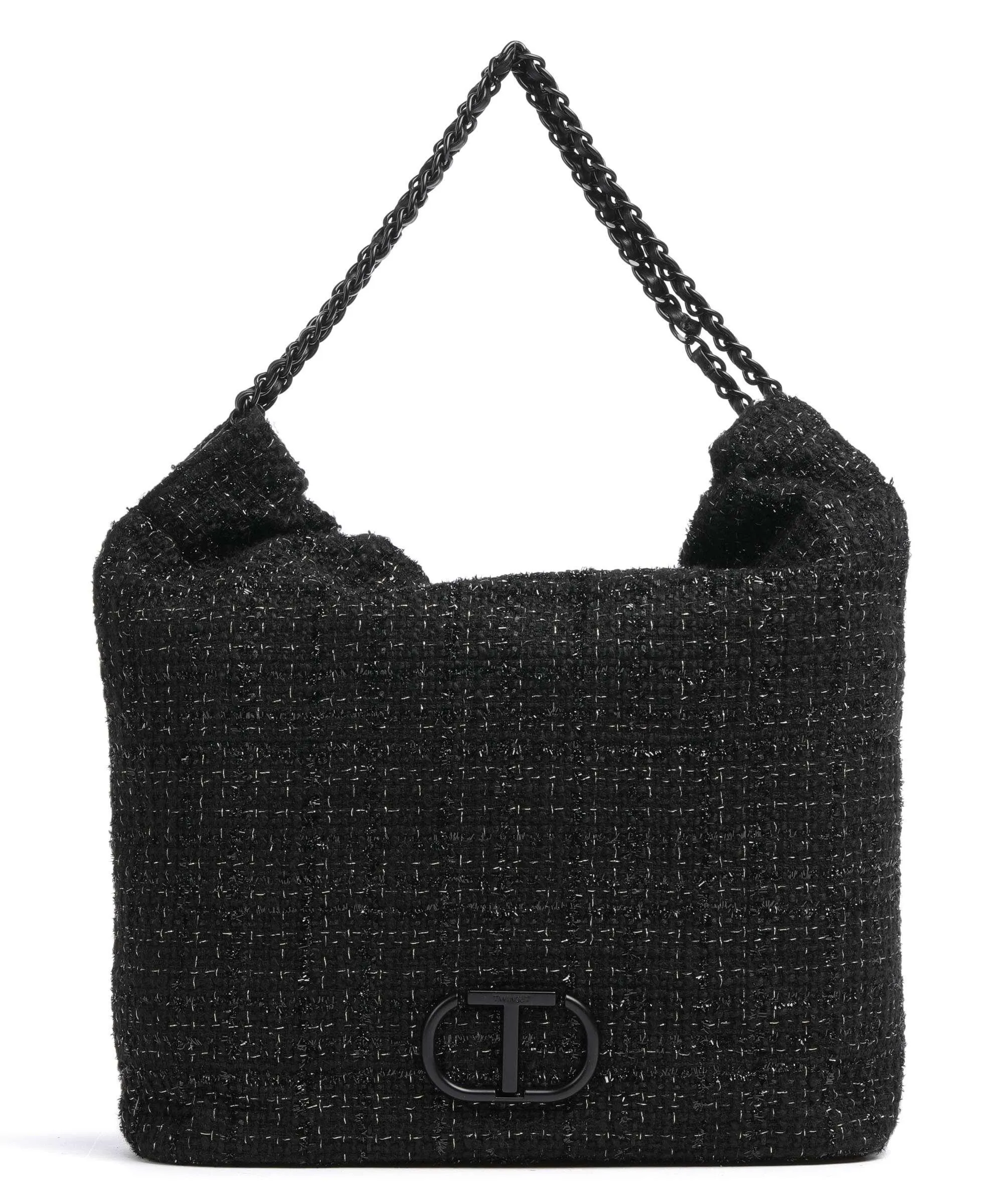  Twinset Bon Bon Borsa hobo poliestere nero  