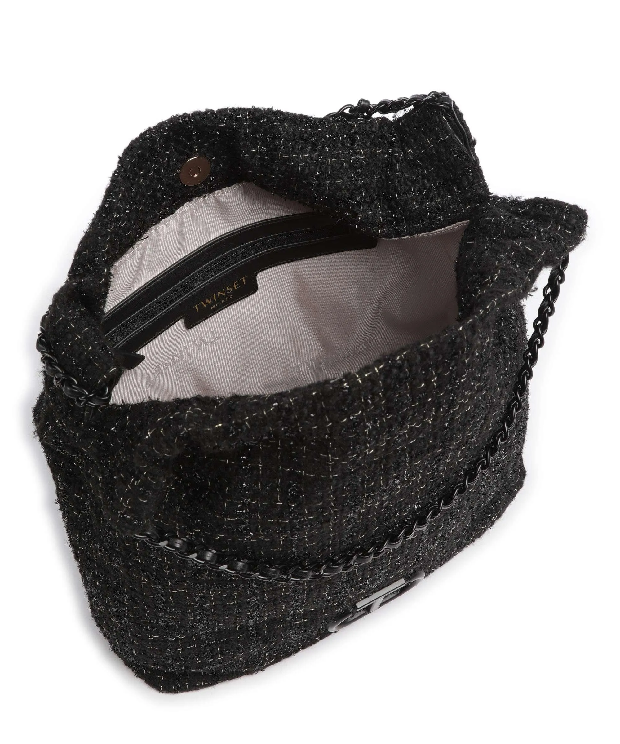  Twinset Bon Bon Borsa hobo poliestere nero  