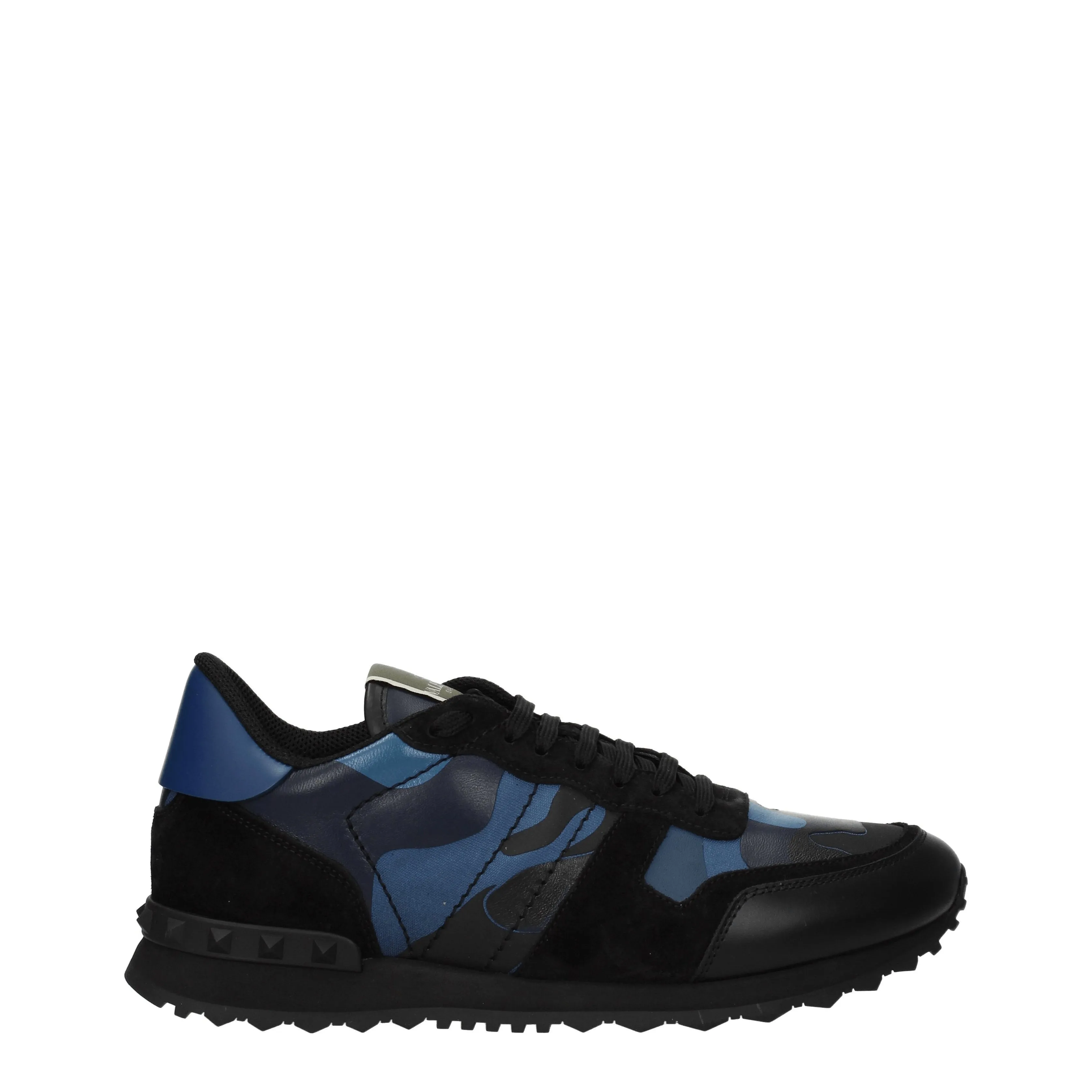 Valentino Garavani Sneakers Uomo Pelle Blu/Nero