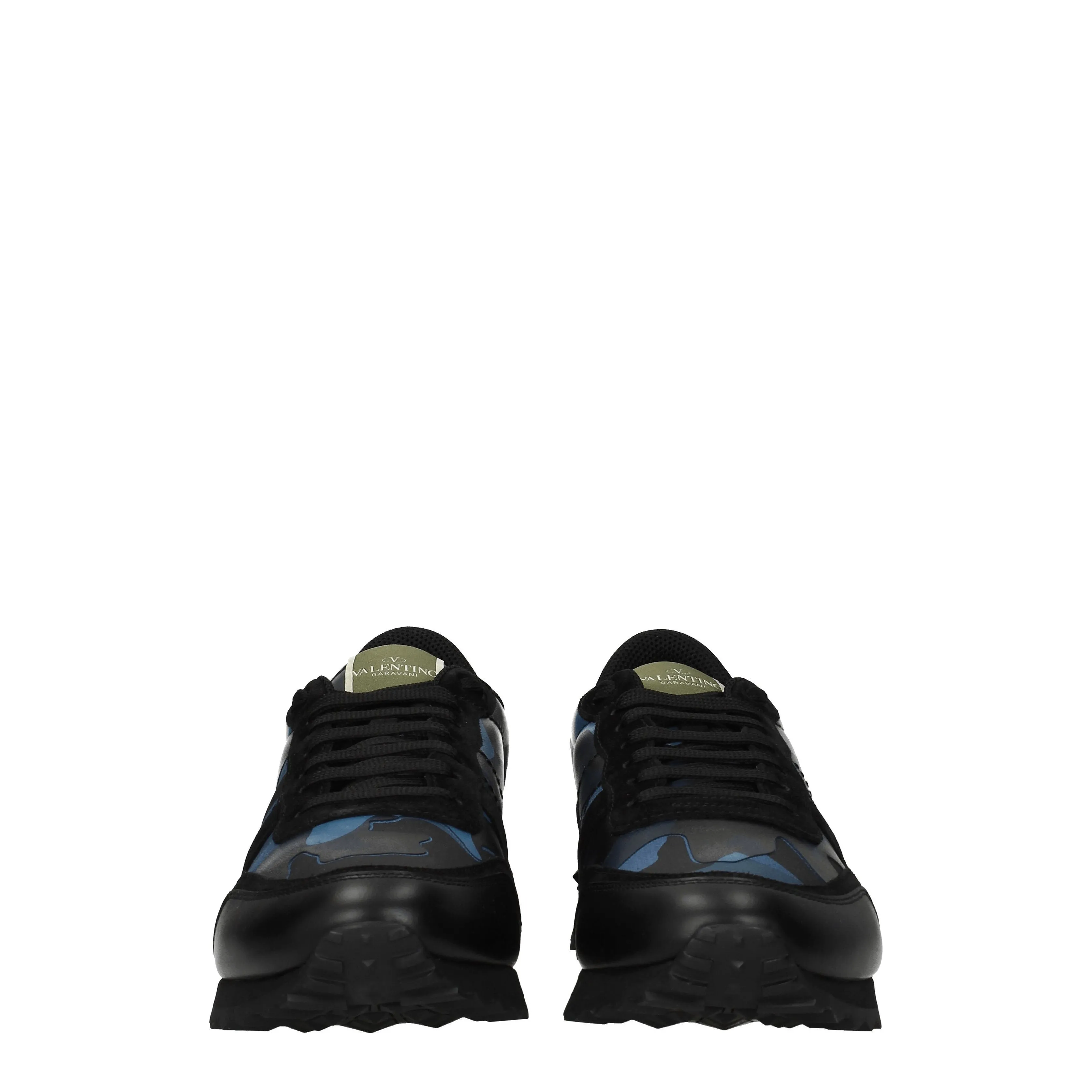 Valentino Garavani Sneakers Uomo Pelle Blu/Nero