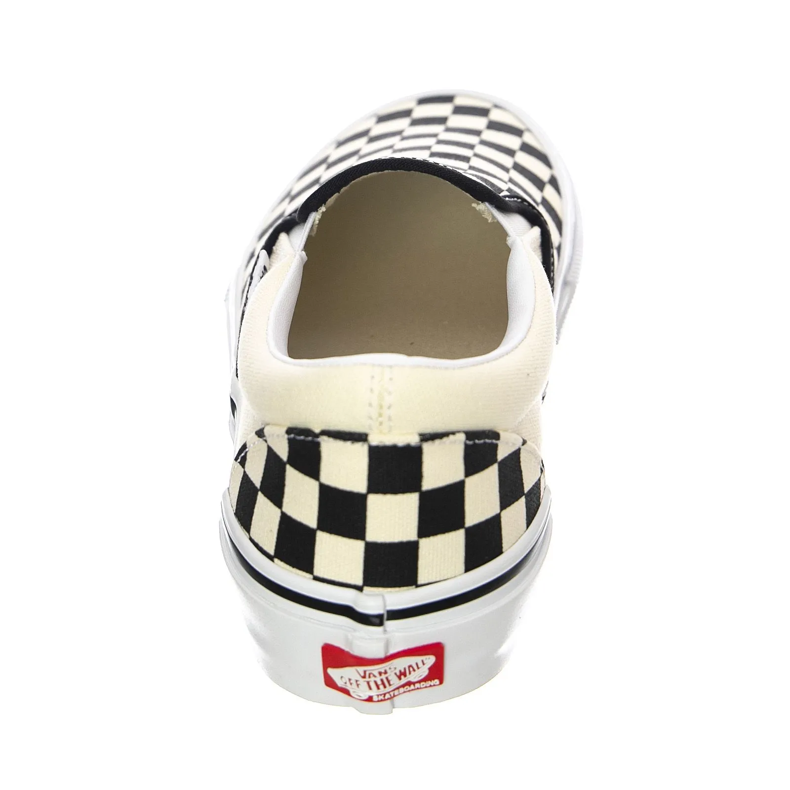 Vans Mens Skate Slip-On Shoes - Black / Off White Checkerboard - Scarpe Slip-On Profilo Basso Uomo Nere / Bianche    
