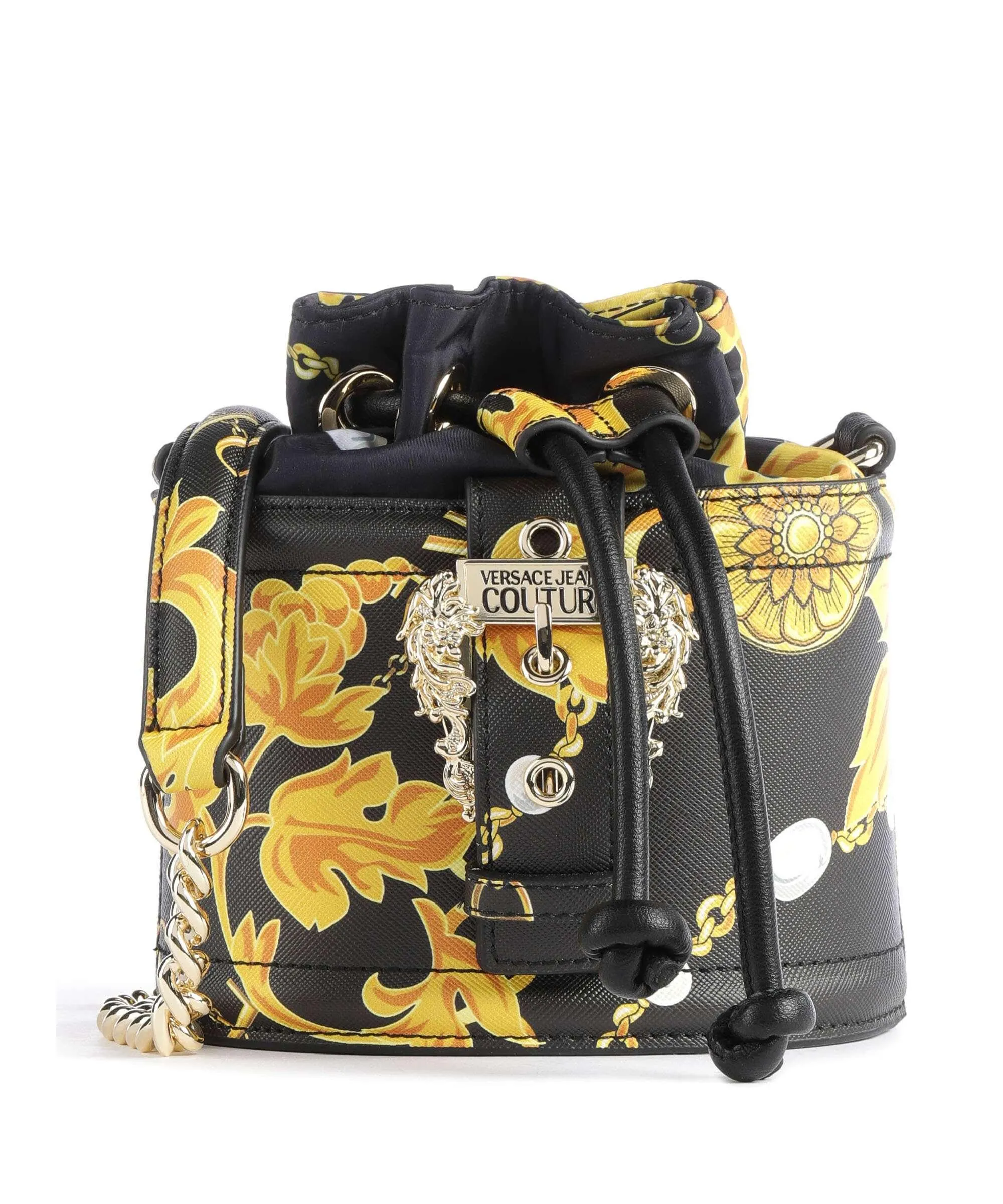  Versace Jeans Couture Couture 01 Borsa a secchiello pelle sintetica nero  