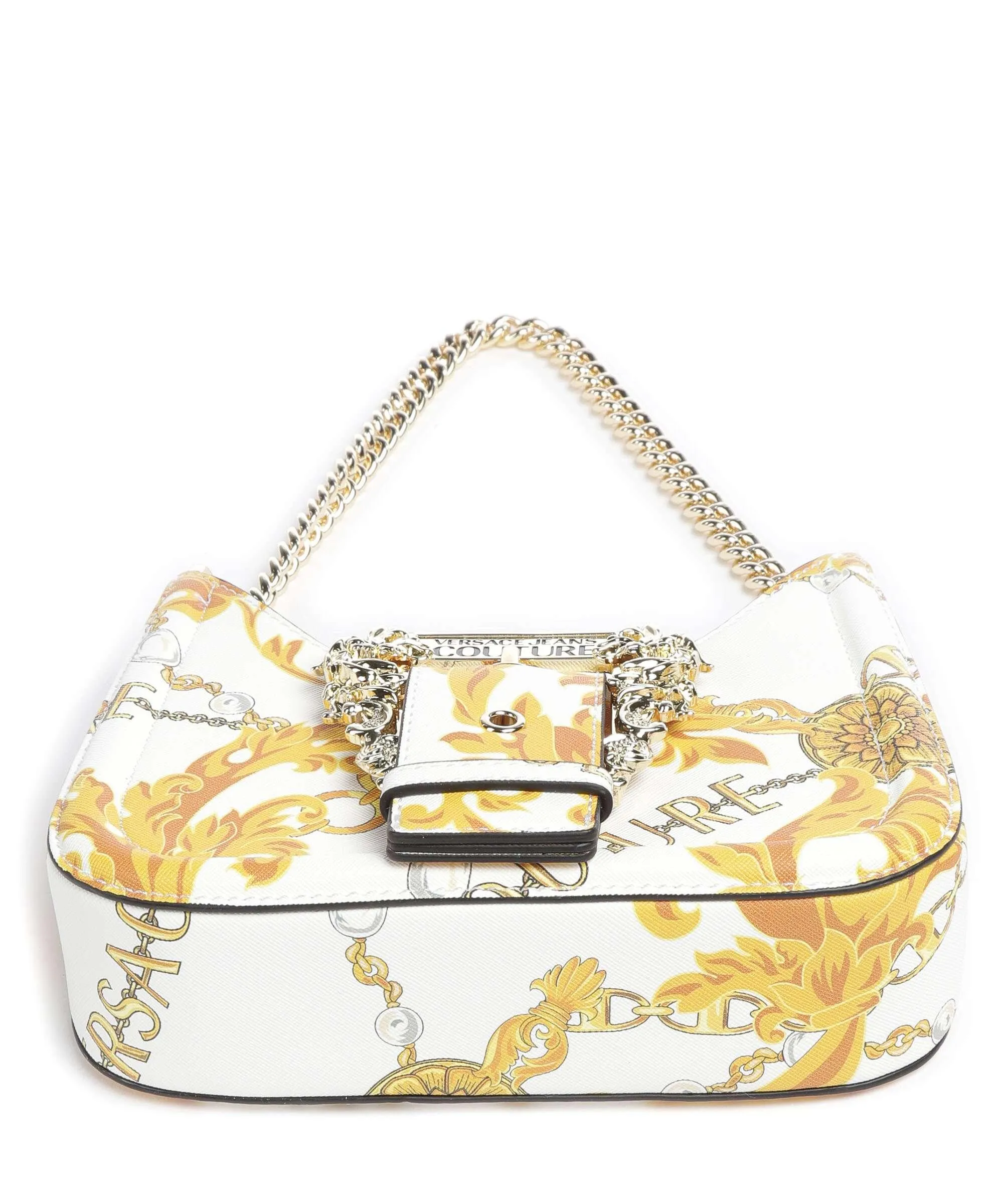  Versace Jeans Couture Couture 01 Borsa a spalla pelle sintetica bianco  