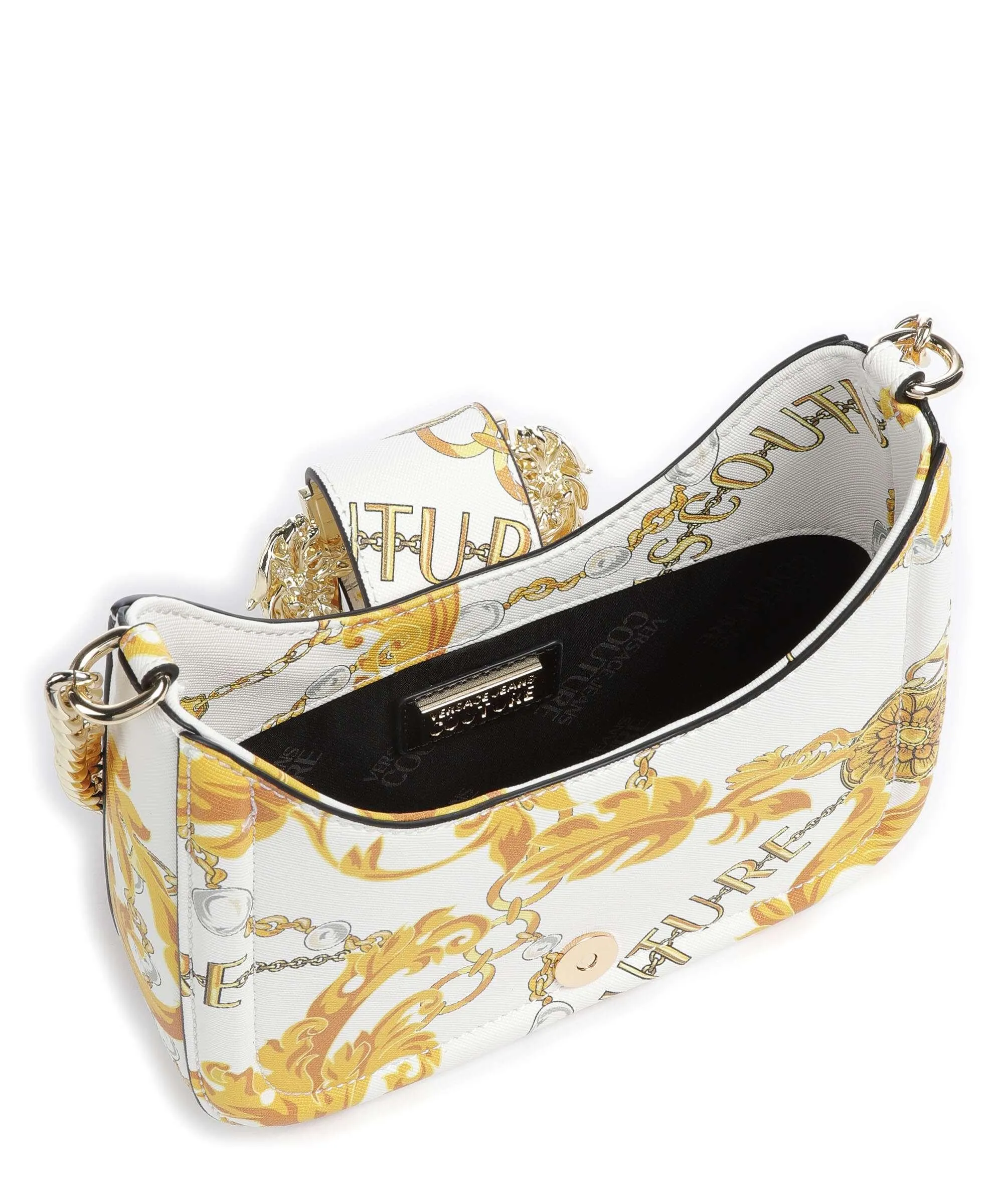  Versace Jeans Couture Couture 01 Borsa a spalla pelle sintetica bianco  