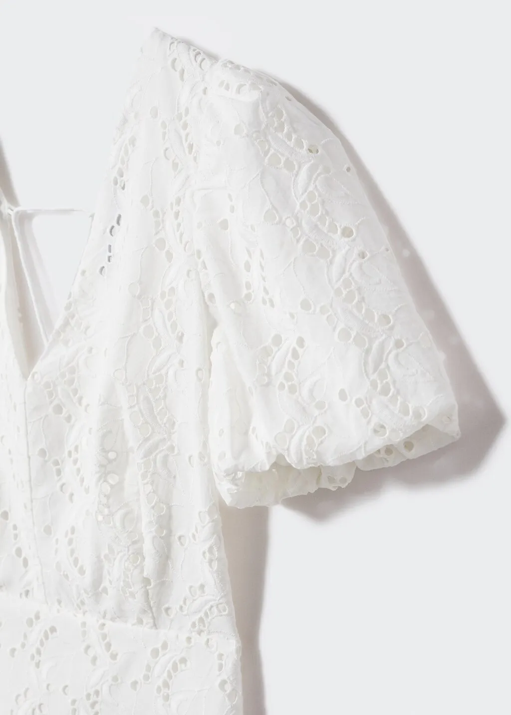 Vestito cotone schiena incrociata