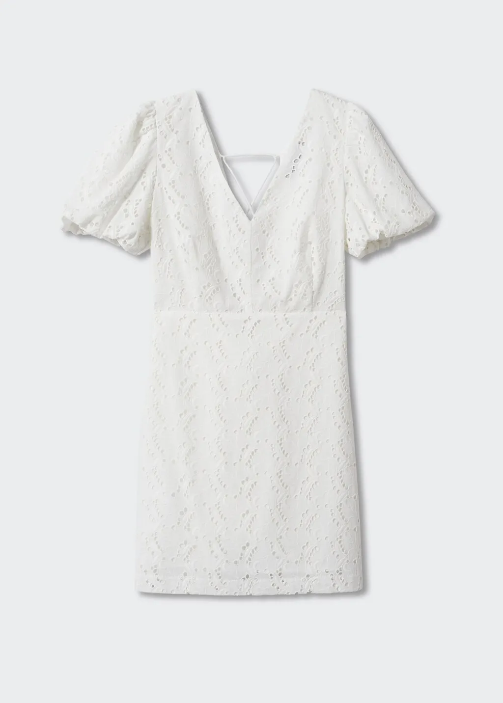 Vestito cotone schiena incrociata