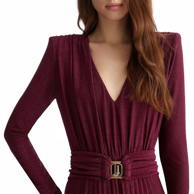 Vestito da cerimonia con fibbia 