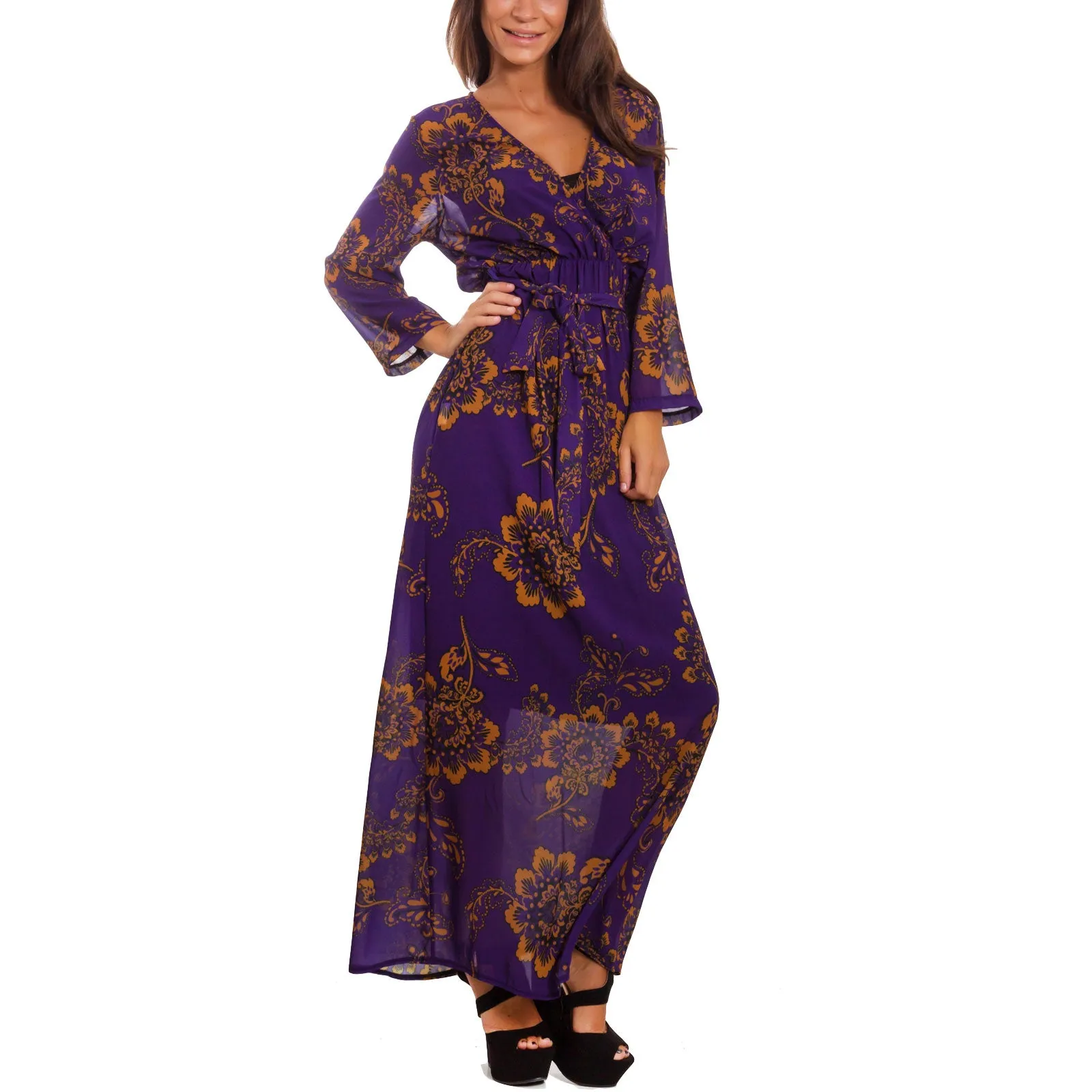 Vestito donna lungo maxi GI-1848