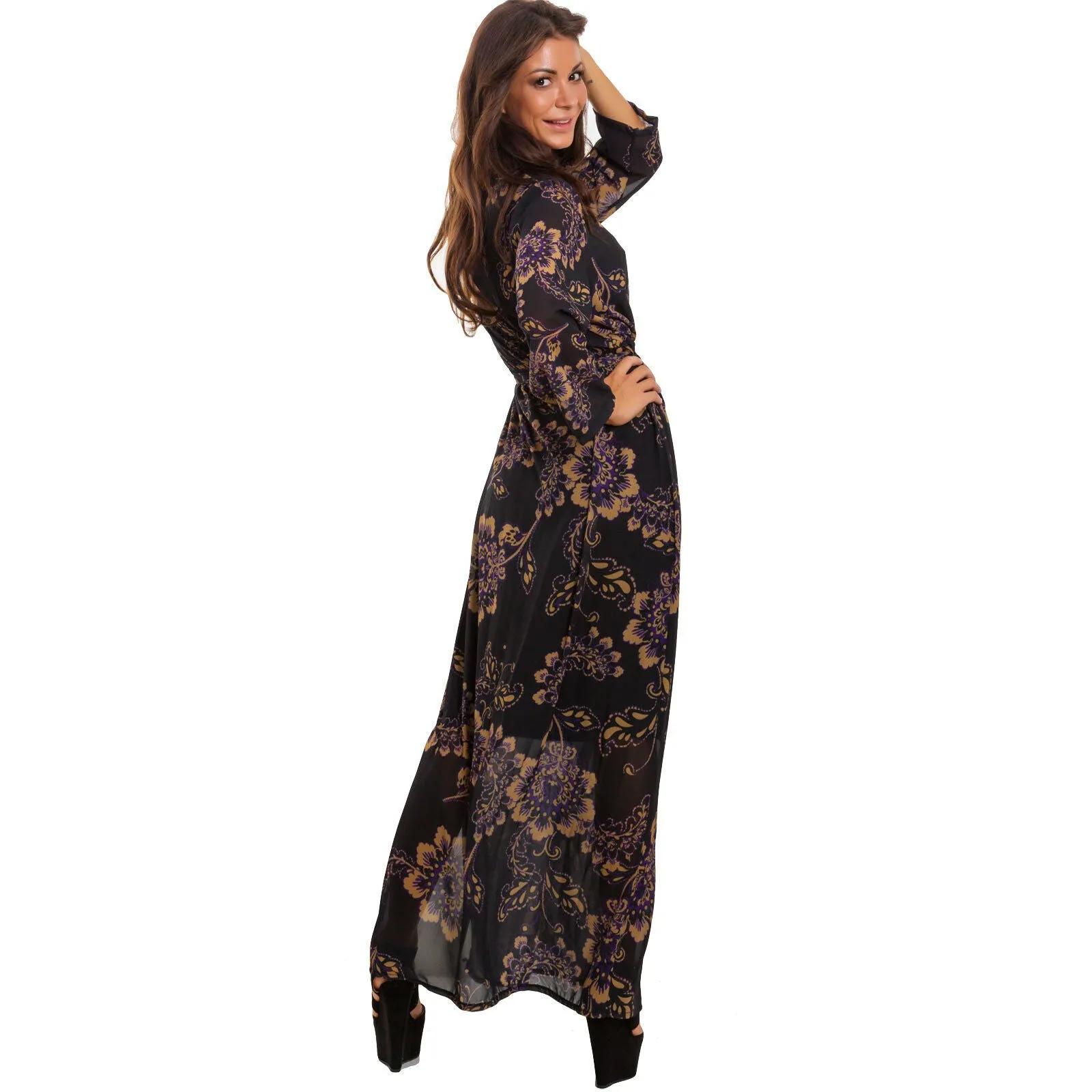 Vestito donna lungo maxi GI-1848