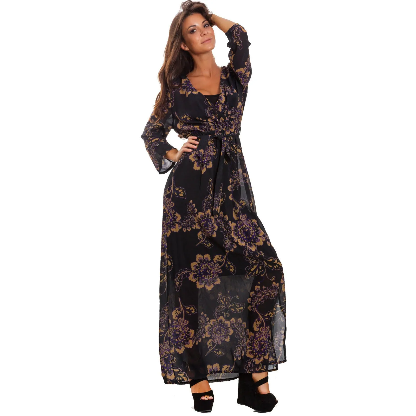 Vestito donna lungo maxi GI-1848