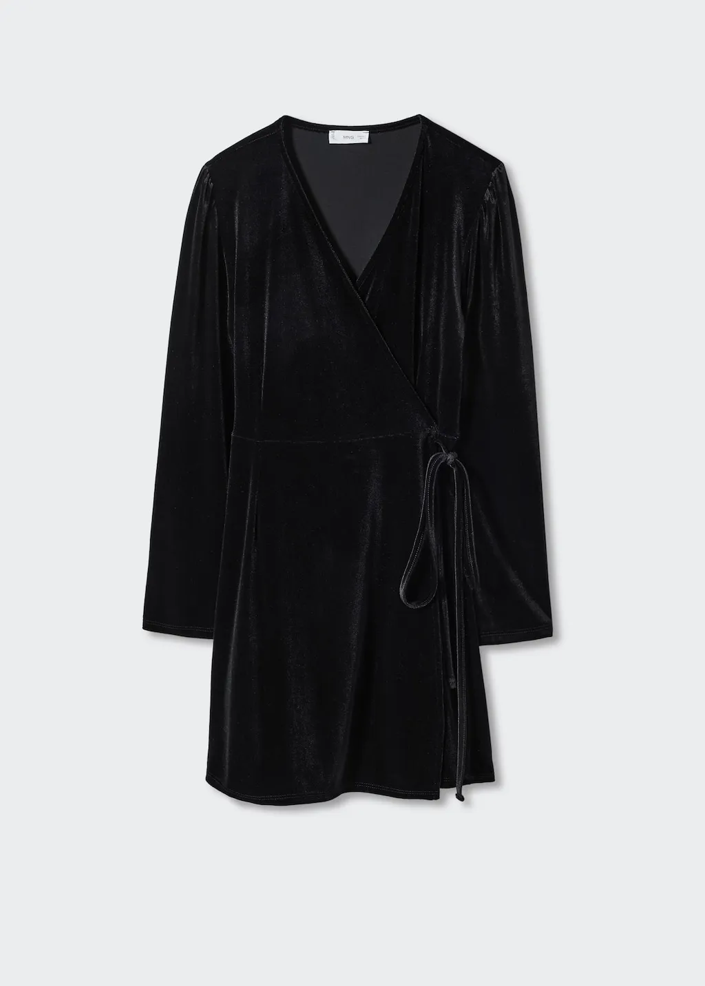 Vestito effetto velluto laccio