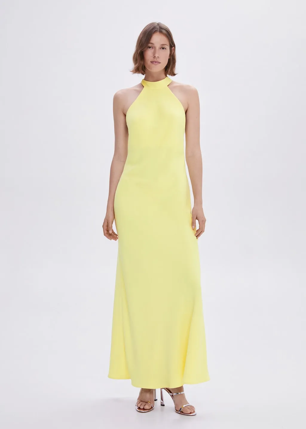 Vestito halter schiena scoperta