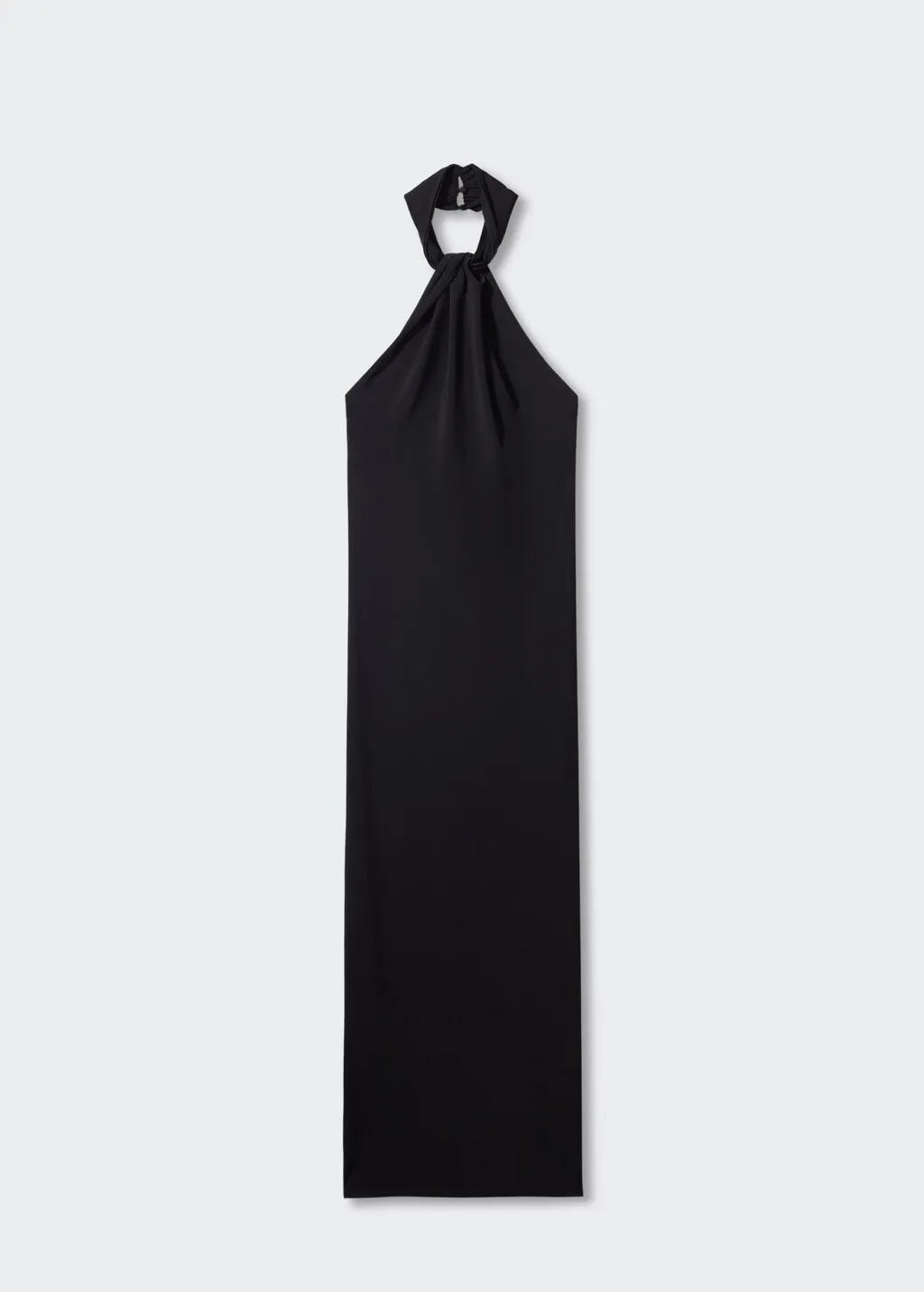 Vestito halter spacco posteriore