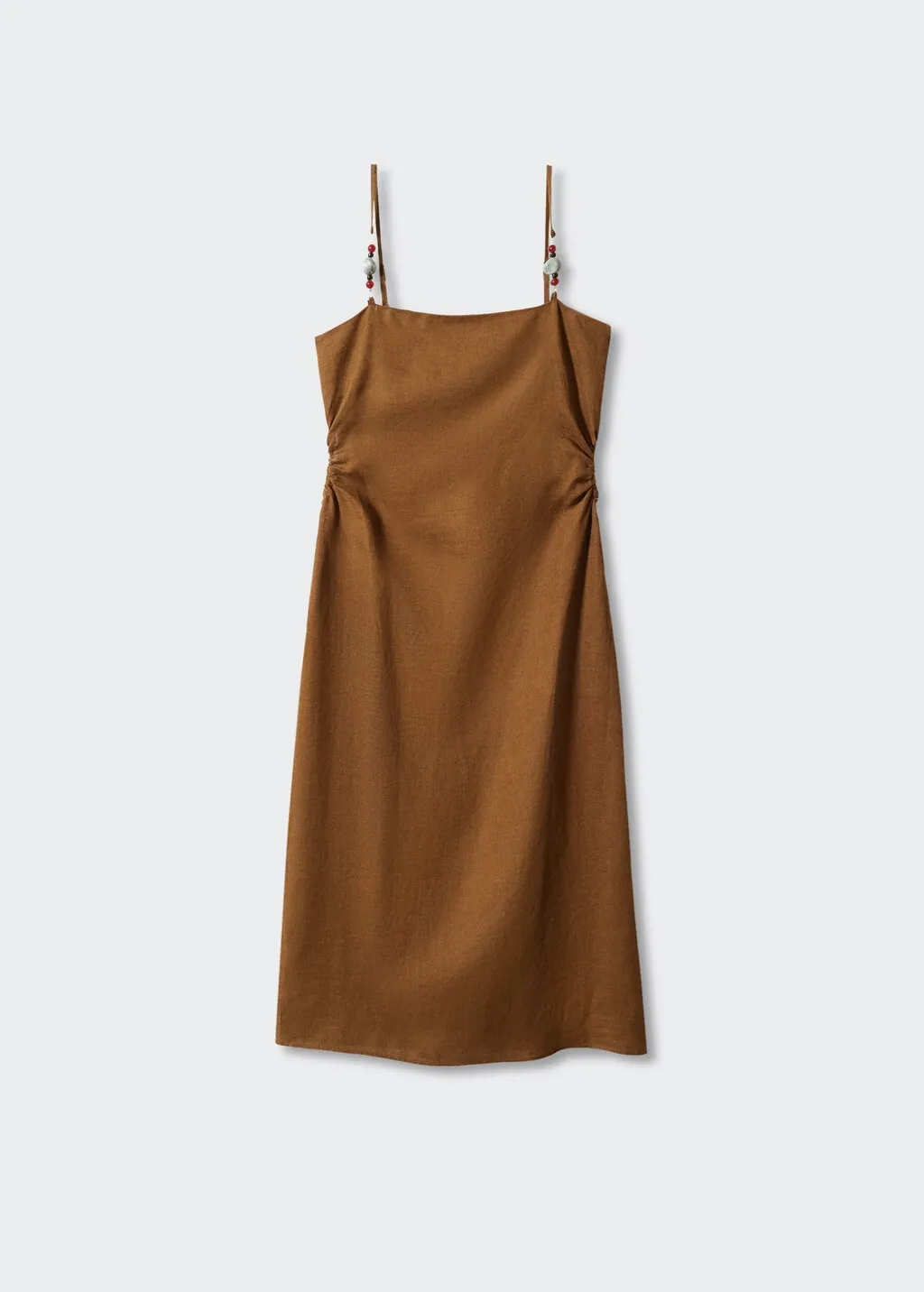 Vestito lino dettaglio pietre