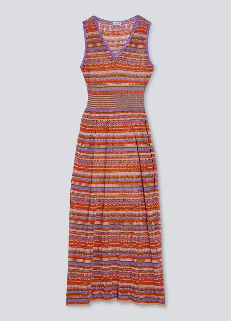 Vestito lungo in maglia liu jo