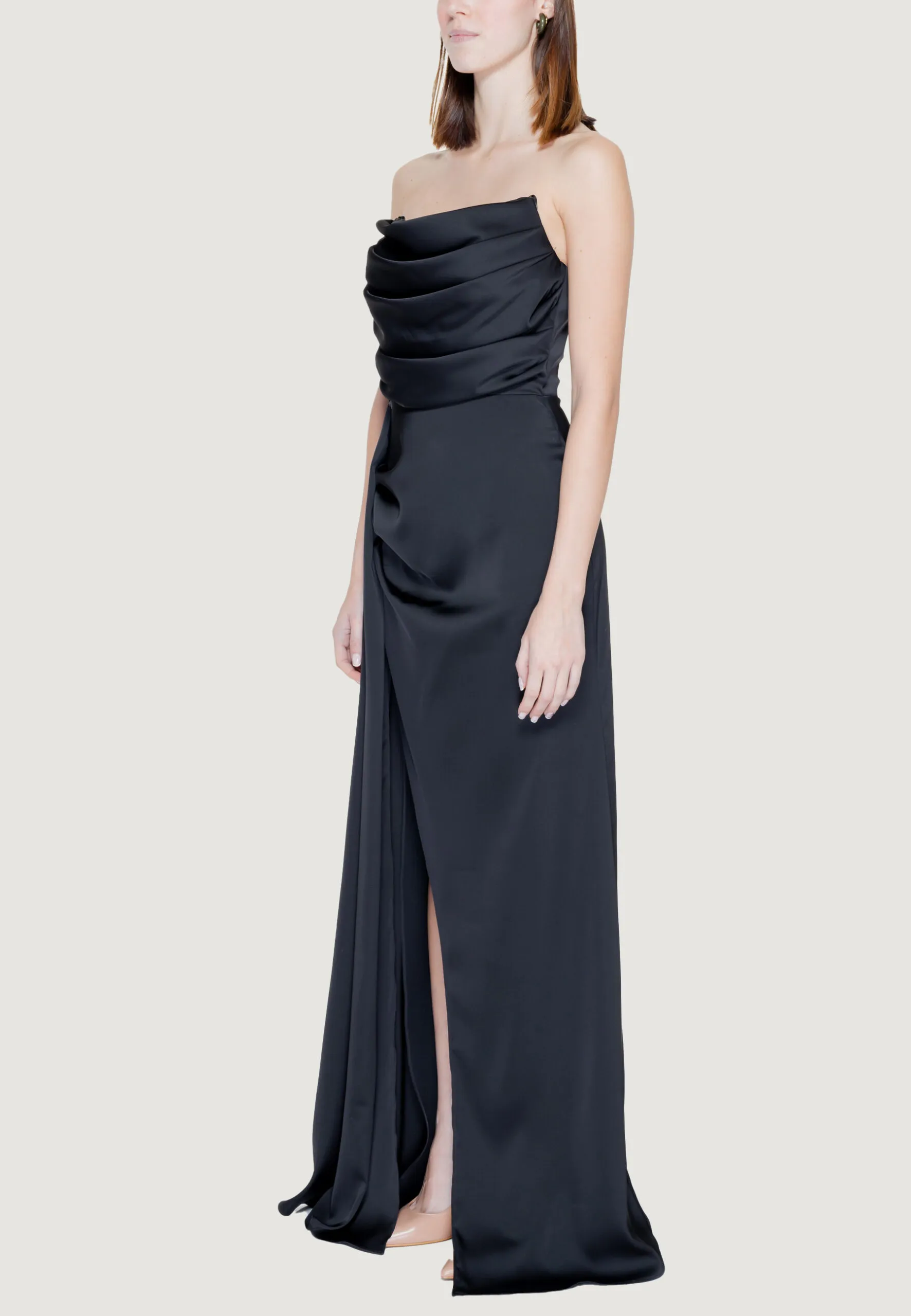 Vestito lungo Silence  Nero