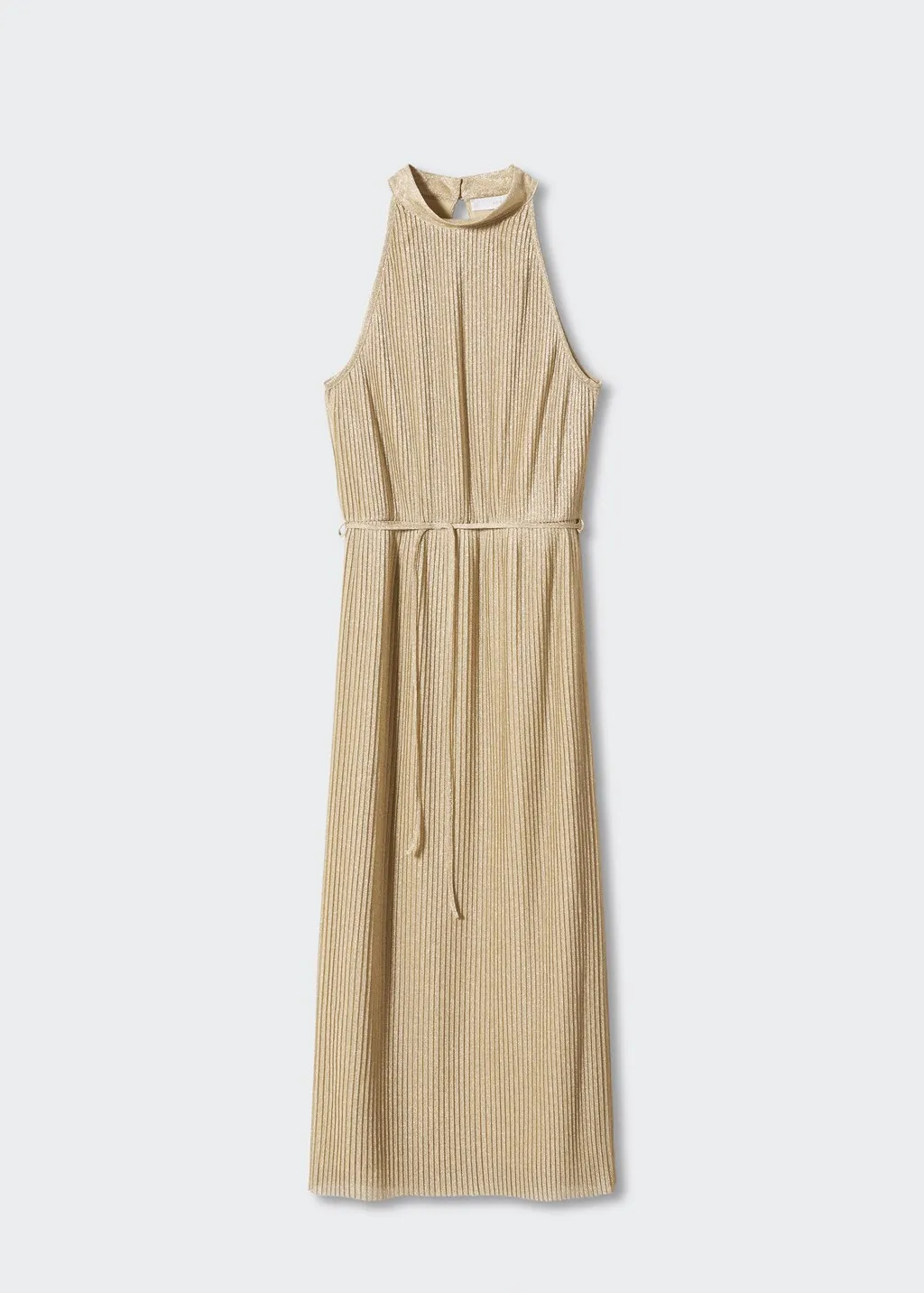 Vestito lurex collo halter