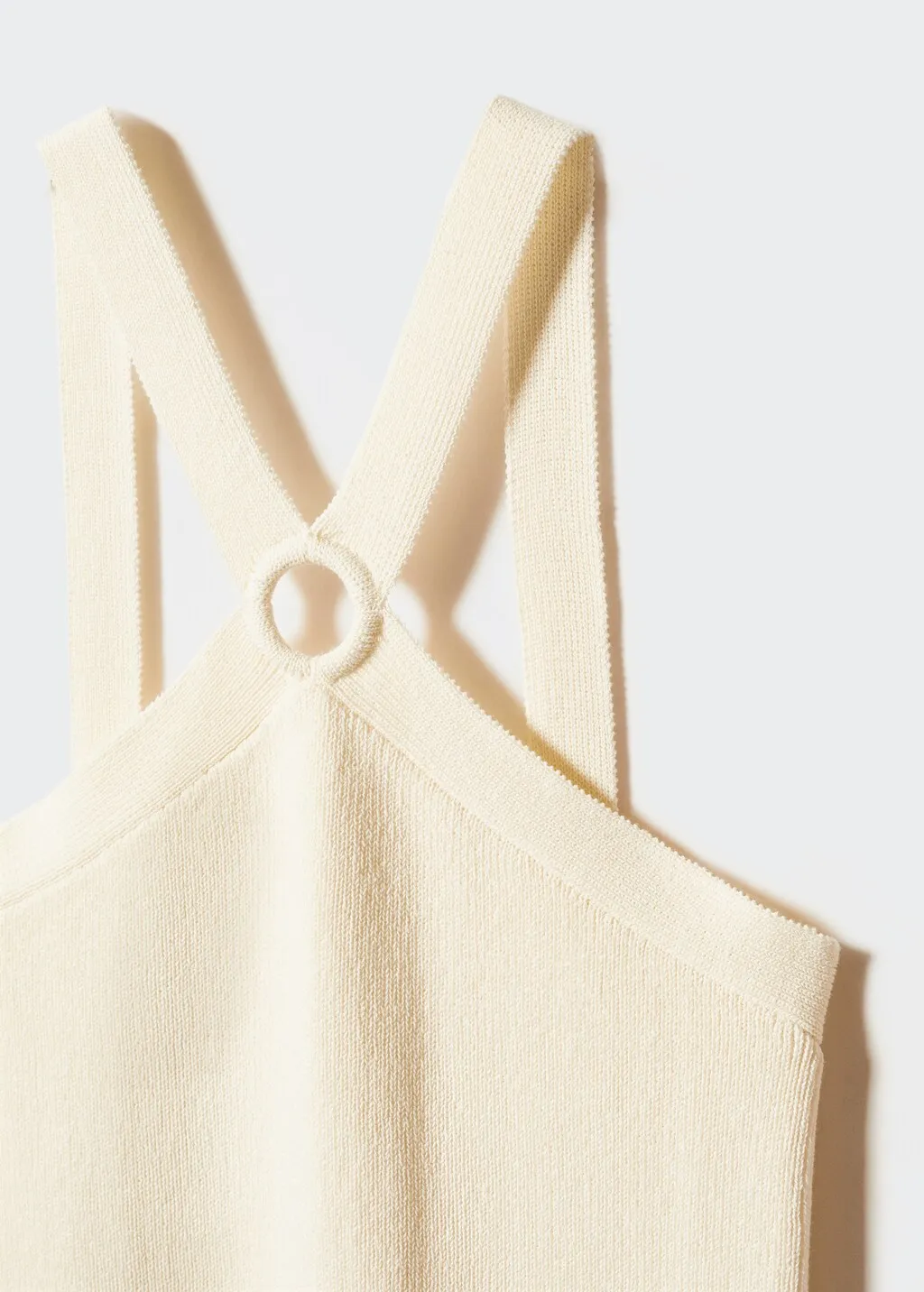 Vestito maglia dettaglio anello