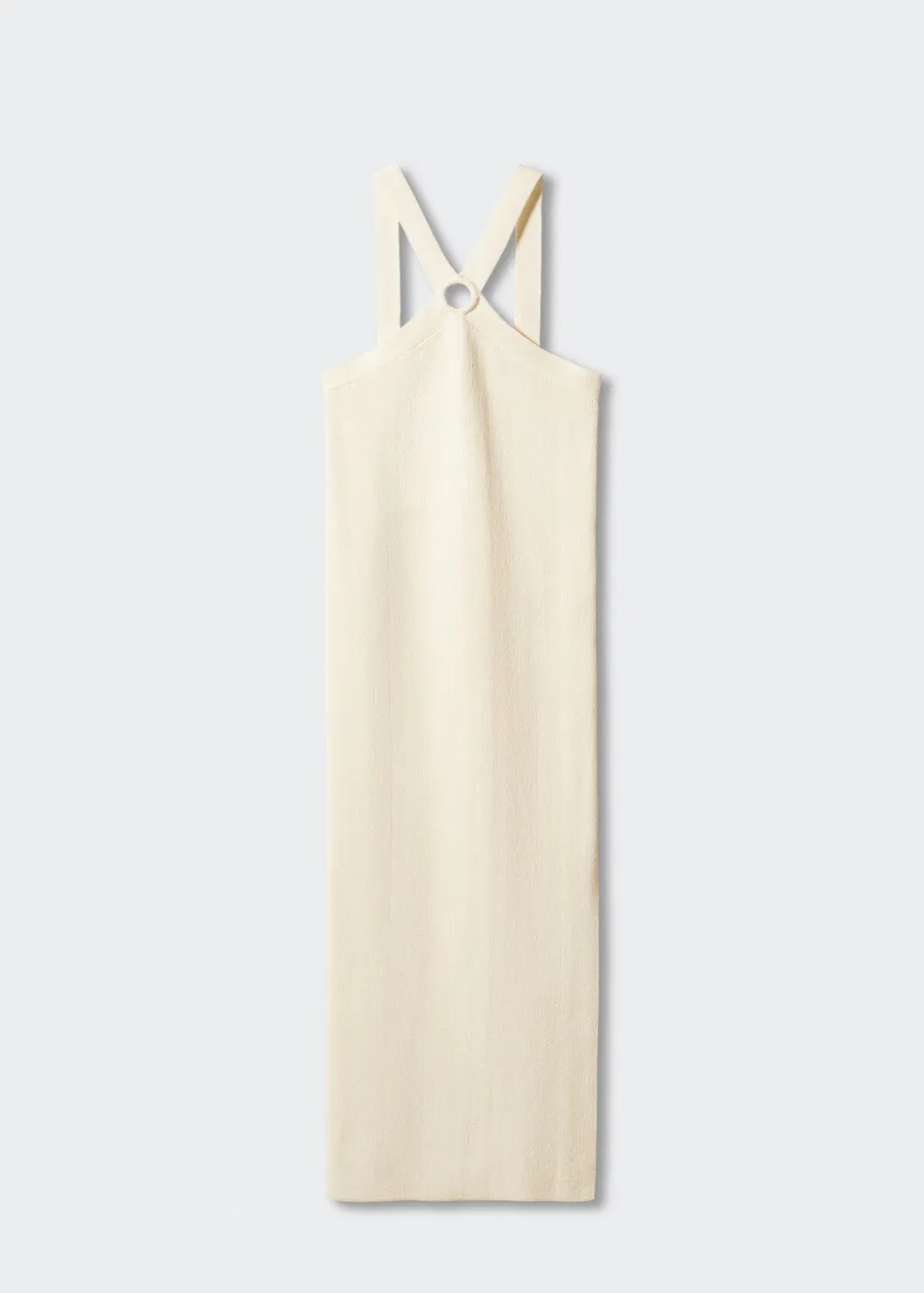 Vestito maglia dettaglio anello