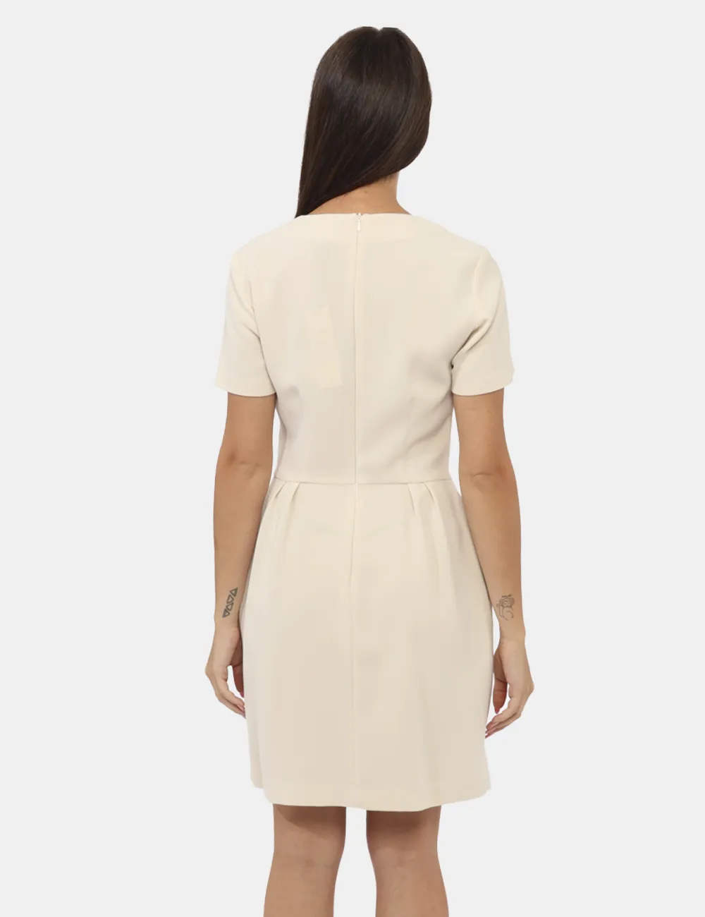 Vestito Materica Bianco