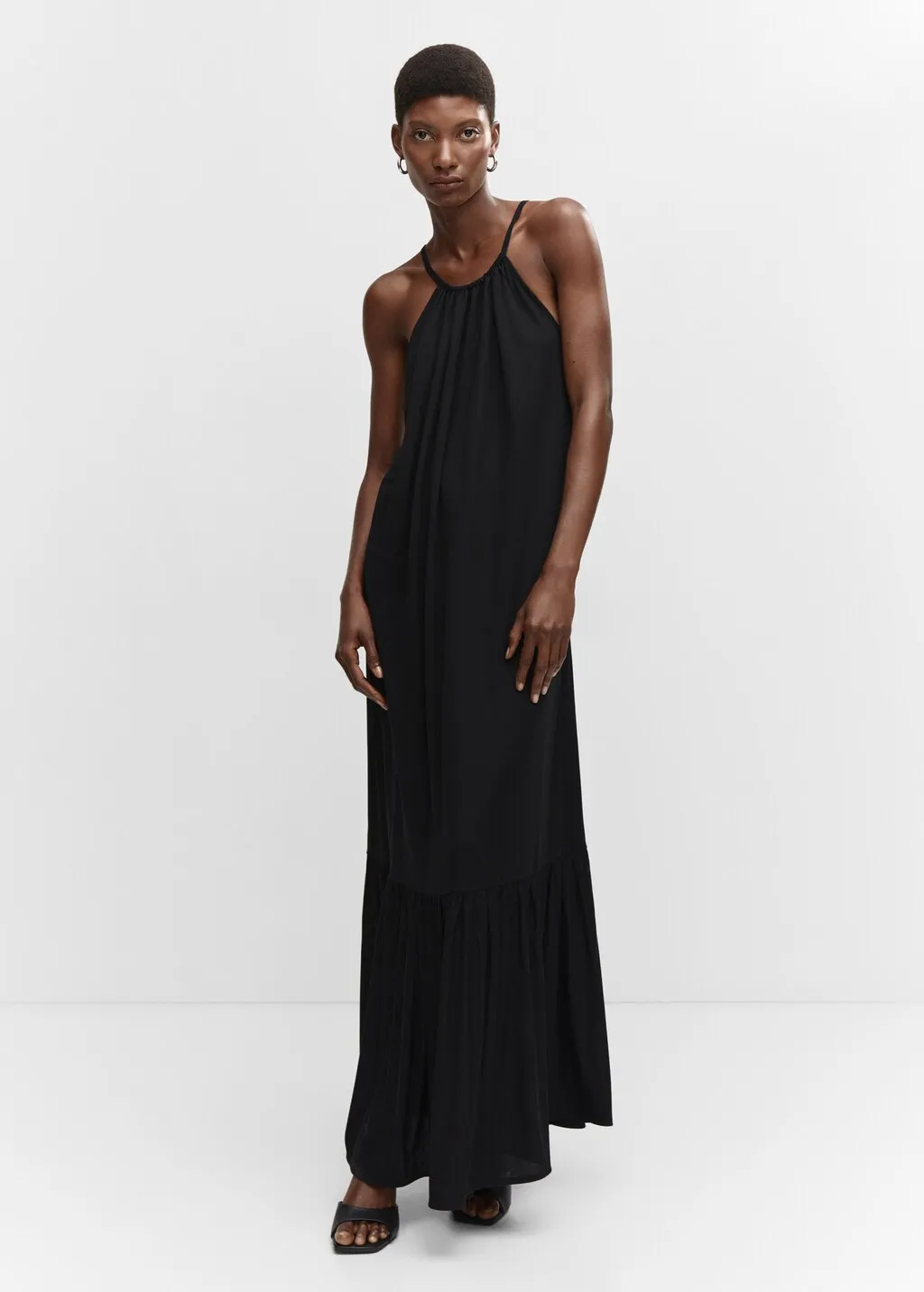 Vestito maxi schiena incrociata