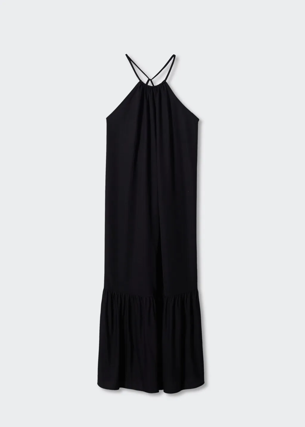 Vestito maxi schiena incrociata