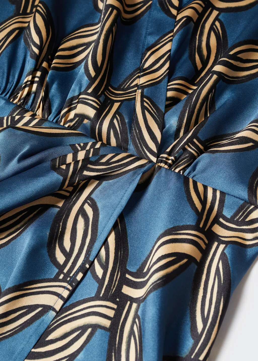 Vestito midi stampa catene