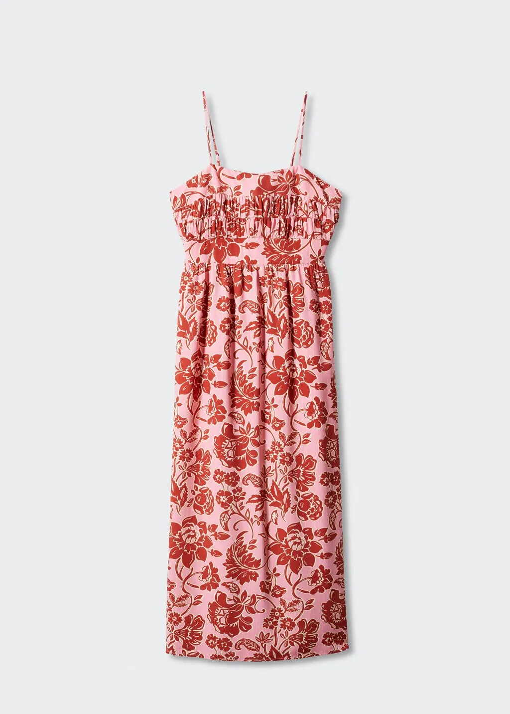 Vestito midi stampa floreale