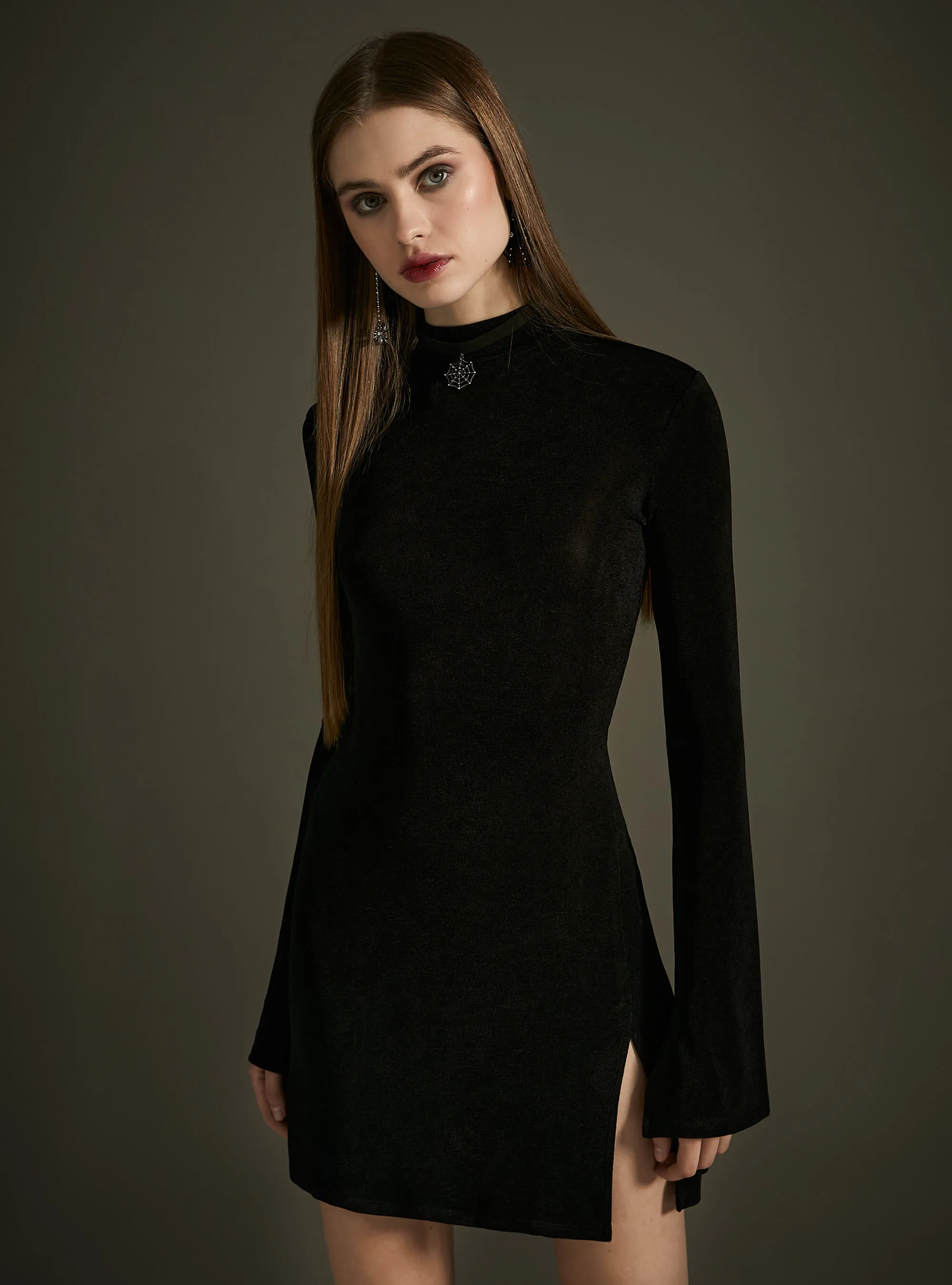 Vestito mini a campana