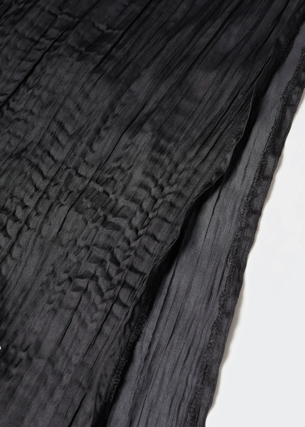 Vestito nero texture midi