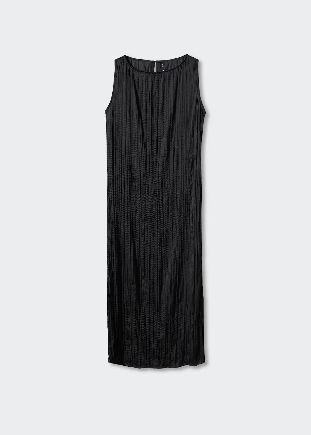 Vestito nero texture midi