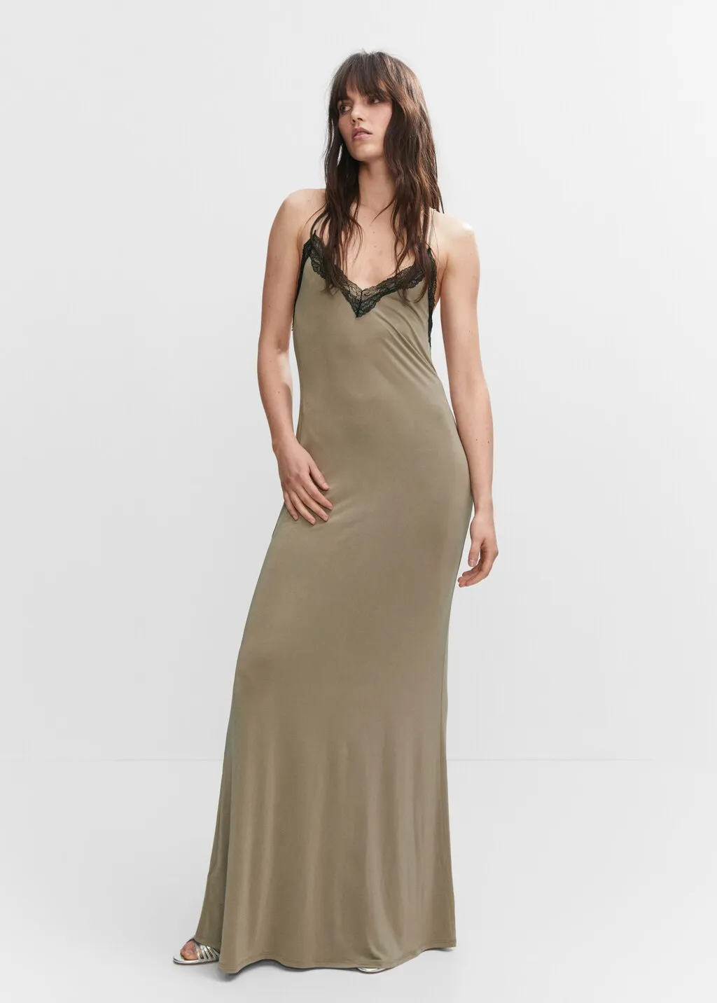Vestito sottoveste schiena scoperta