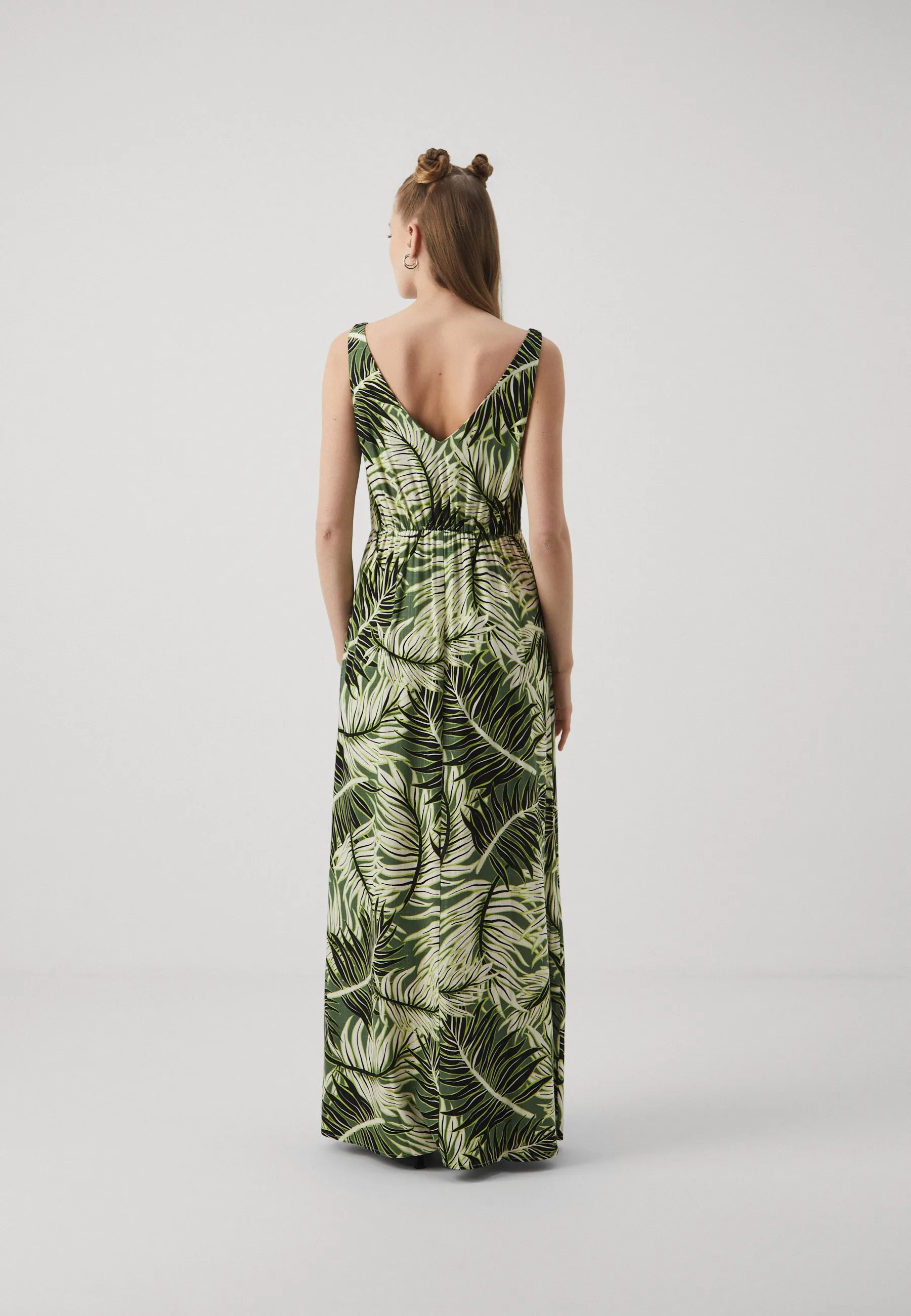 VITHEA V NECK DRESS - Vestito lungo