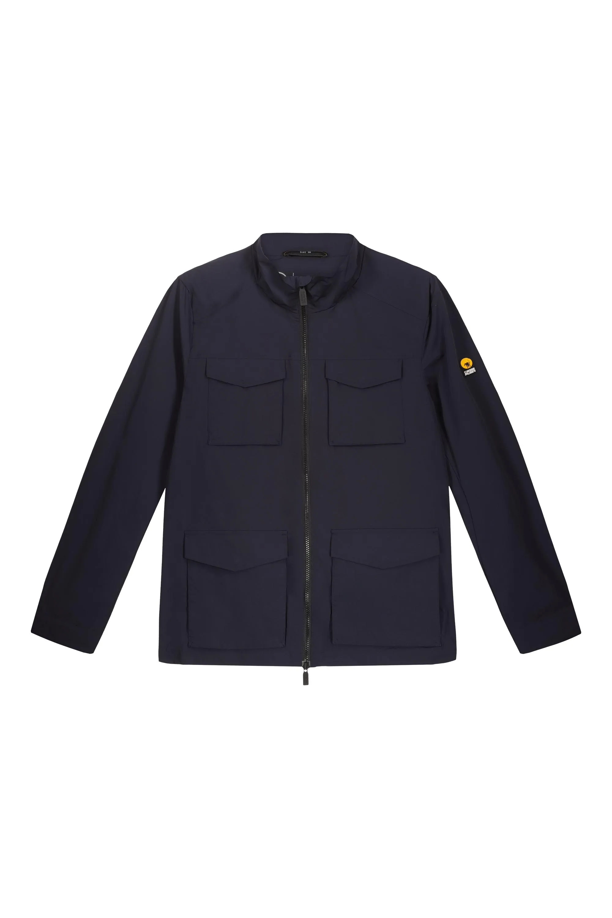 WILMOT – Blue jacket with maxi pockets