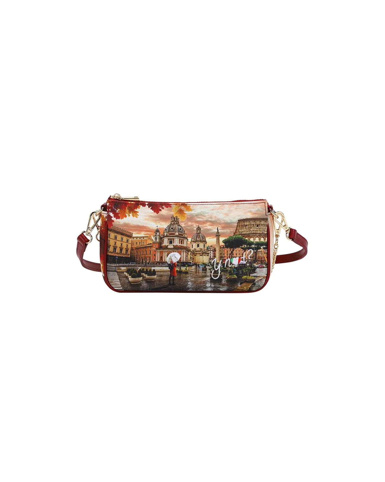 Ynot - Borsa a spalla baguette in ecopelle Yesbag | Studioarch.com